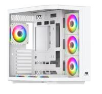 POWERBOOST PBA4375W-750W 80+ BRONZE 7*12cm ARGB Fanlı USB 3.0 Seaview Gaming Beyaz Kasa - 1